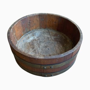 Edwardian Chestnut Planter or Ice Bucket, 1910s