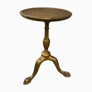 Kleiner georgischer Messing Weintisch oder Jardinere, 1850er
