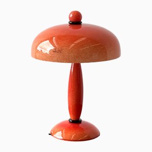 Orange Murano Glass Table Lamp from Barovier & Toso, Italy, 1970s