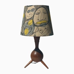 Lampada da comodino tripode piccola, Scandinavia