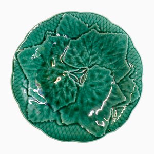 French Plate from Gien Barbotine, 1920