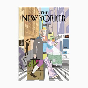 Richard McGuire, The New Yorker, 2015, Hand-Signed Color Serigraph, 2015