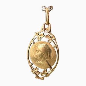 Lámpara colgante Art Nouveau con amuleto de la suerte, 1890