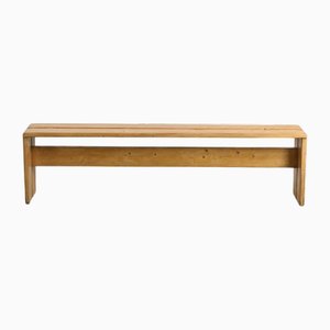 Pine Bench from Les Arcs, France, 1973