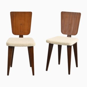 Stühle von André Sornay, Lyon, Frankreich, 1950er, 2er Set