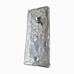Lámpara de pared de cristal de Murano de Mazzega, años 70