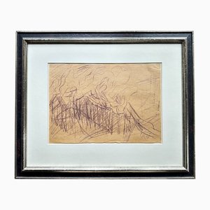 Christian Rohlfs, Wolken über dem Monte Tamaro, 1927, Dibujo, Procedencia: Paul Vogt, Essen