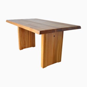 Vintage French T14 Dining Table by Pierre Chapo, 1960s