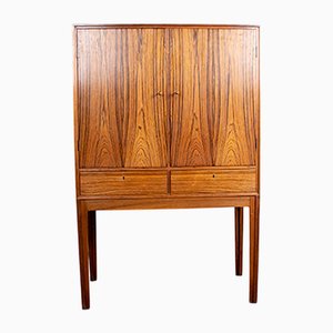 Mobiletto alto in palissandro di Hans Olsen, Danimarca, 1960