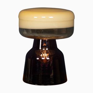 Vintage Italian Hand-Blown Glass Table Lamp, 2000