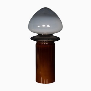 Vintage Italian Hand-Blown Glass Lamp, 2000