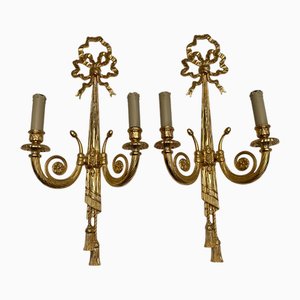 Vintage Wandleuchten aus Bronze von Massive Lighting, 1960er, 2er Set