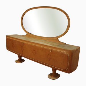 Vintage Sideboard with Mirror by Vittorio Dassi, Italy, 1950s