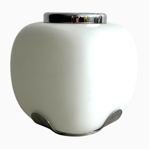 Lampe de Bureau en Métal et Verre, 1950s