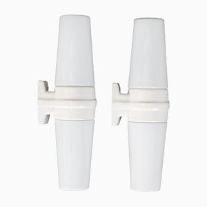 6060 Wall Lamp in Ceramic and Glass by Sigvard Bernadotte for Ifö, 1960s