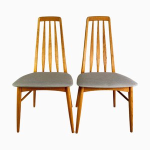 Mid-Century Beistellstühle von Niels Koefoed für Koefoeds Hornslet, 2er Set