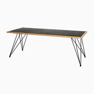 Mesa de comedor danesa vintage, años 70