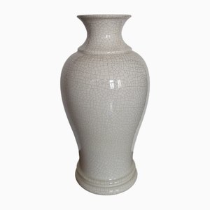Large Cracked Ceramic Vase, Italy, 1970s