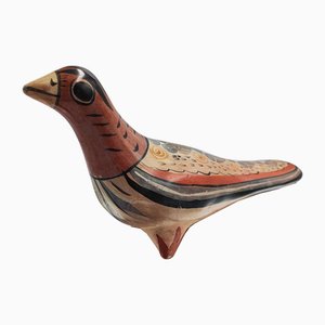 Mexican Tonala Ceramic Bird Figurine, 1960s