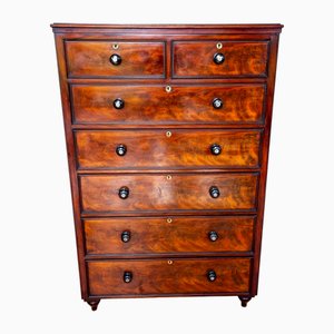 Vintage Chest of Drawers in Flame Mahogany
