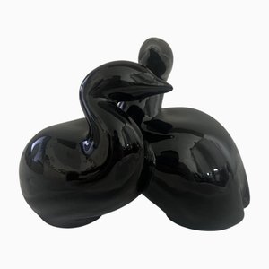 Duck Statues Grebes attributed to Miloslav Smutný, Jihokera, 1960s