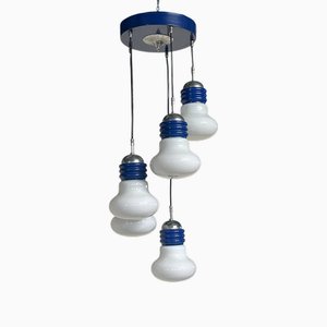 Pendant Lamp with 5 Pendants from Tronconi Production, 1970s
