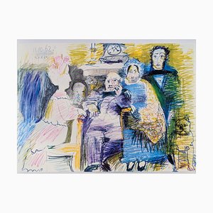 Pablo Picasso, Ritratto di famiglia, Stampa artistica a colori, 1966