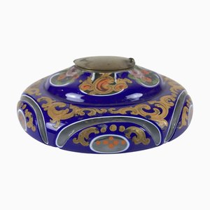 Biedermeier Judaica in Glas und Tintenfass