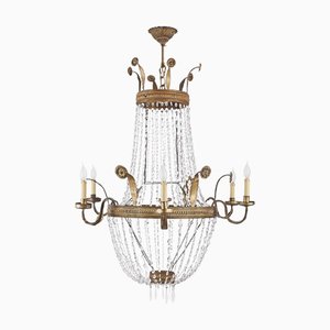 Empire Chandelier with Six Flames, 1800s