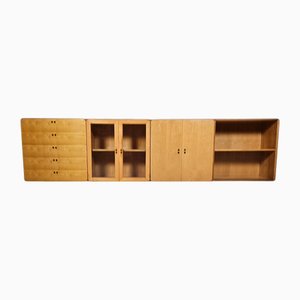 Modular Samara Storage Wall Unit by Derk Jan De Vries for Maisa, 1970s, Set of 4