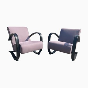Juego de butaca H269 Art Déco de Jindřich Halabala para Thonet