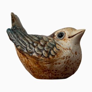 Mid-Century Modern Danish Studio Pottery Bird Figurine by Poul Hauch Carlsen, 1960s