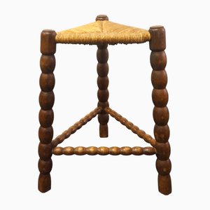 French Rustic Bobbin Stool