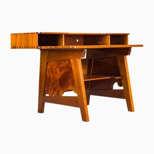 Mid-Century Modern Teak Desk, 1980s