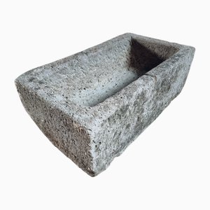 Antique French Volvic Stone Trough