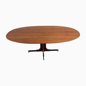 Mid-Century Modern Italian Dining Table in Teak by Ignazio Gardella, 1960s