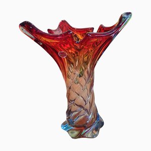Jarrón de cristal de Murano, años 60