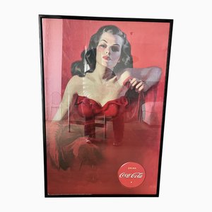 Vintage Coca-Cola Poster, 1980s