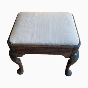 Pouf antico in stile Queen Anne in quercia