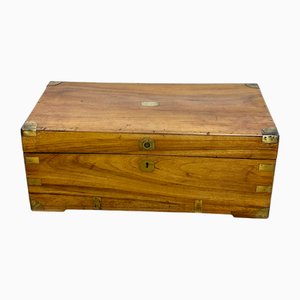 19th Century Colonial Marine Camphorwood Trunk