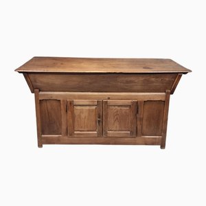 Antique French Farmers Bakery Cabinet in Oak