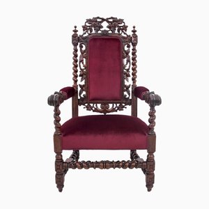 Antiker französischer Thronsessel, 1890