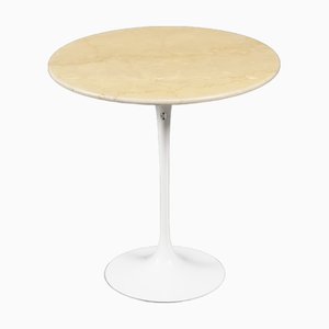 Tulip Side Table with Botticino Marble by Eero Saarinen for Knoll Inc, 1970s
