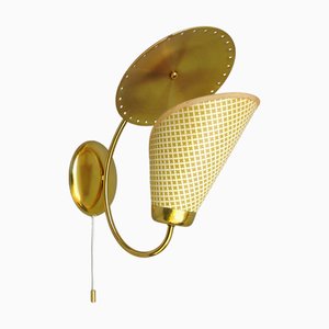 Wall Lamp in Brass attributed to Pitt Müller, 1960s