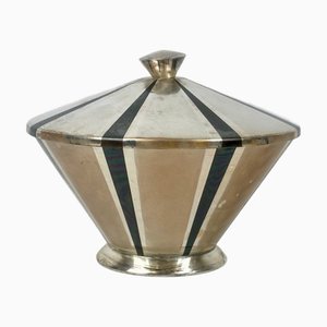 Bomboniere Ikora Art Déco placcate in argento di WMF, anni '50