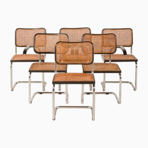 Italienische Vintage Cesca Stühle von Marcel Breuer, 1970er, 6er Set