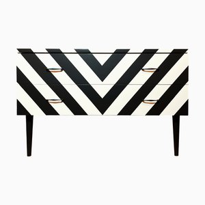 Enfilade avec Motif Op Art, Pologne, 1968