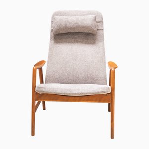 Kontour Reclining Armchair by Alf Svensson for Fritz Hansen, Denmark, 1970s