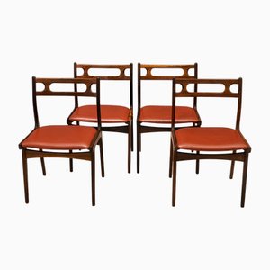 Dining Chairs by Johannes Andersen for Uldum Møbelfabrik, Denmark, 1960s, Set of 4