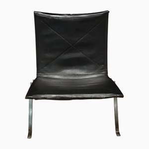 Poltrona PK22 iconica in pelle di Kold Christensen, Danimarca, anni '60